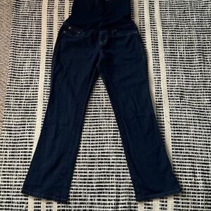 Bella Vida maternity Size Medium dark wash jeans boot cut jeans